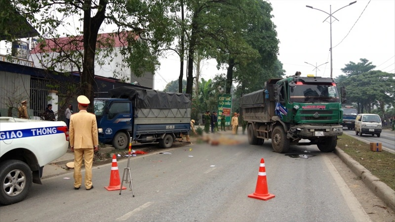 Thái Nguyên: Tai nạn giao thông khiến một cán bộ Cảnh sát giao thông hy sinh